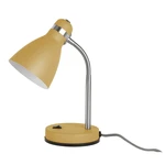 Žltá stolová lampa Leitmotiv Study, výška 30 cm