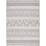 Sivý vonkajší koberec Universal Weave Geo, 130 x 190 cm