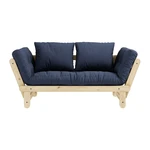 Rozkladacia pohovka s tmavomodrým poťahom Karup Design Beat Natural/Navy Rozkladacia pohovka s tmavomodrým poťahom Karup Design Beat Natural/Navy