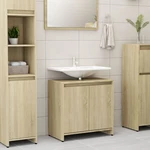 Bathroom Cabinet Sonoma Oak 23.6"x13"x22.8" Chipboard
