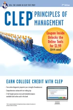 CLEP Principles of Management Book + Online