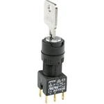 Spínač s klíčem APEM A018223, 1x 90 °, 16 mm