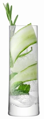 Pahar înalt pentru gin 380 ml transparent, set 2 buc, LSA, Handmade