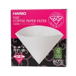 Filtry papírové Hario V60-02 40 ks, bílé,Papírové filtry Hario V60-02 40 ks, bílé (VCF-02-40W)