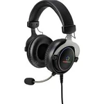 Renkforce RF-GH-300 herní headset na kabel přes uši, s USB, černá