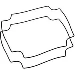 Těsnění Hammond Electronics 1557FGASKET, silikon, černá, 1 ks