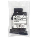Koncová deska Hammond Electronics 1552CPLBK-10, plast ABS , černá, 51 mm, 10 ks