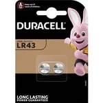 Knoflíkový článek LR 43 alkalicko-manganová Duracell AG12 73 mAh 1.5 V 2 ks