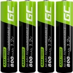 Akumulátor AAA Ni-MH Green Cell HR03, 800 mAh, 1.2 V, 4 ks