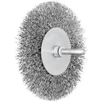 Kulatý kartáč KŮŇ 100 x 25 mm, tloušťka drátu 0,3 mm S ø dříku 6 mm PFERD POS RBU 10010/6 ST 0,30, 43701018, 10 ks