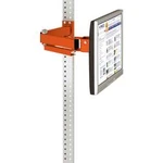 Manuflex ZB3638.2001 Univerzální držák pro monitor a PROFI s 500 mm dvojitým kloubem, VESA adaptér 75 mm, roto range RAL 2001