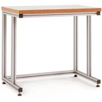 Manuflex AA7117 Stojan na noty stolní hliník s plastová destička pro vertikální činnosti, Šxhxv = 2000 x 800 x 900-917 mm