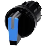 Kloubový spínač Siemens 3SU1002-2BM50-0AA0, otočný přepínač, 2 x 45 °, černá, modrá, 1 ks