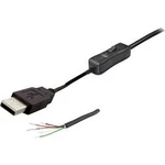 BKL electronic USB A 10080118 - USB kabel 2.0 A zástrčka se spínačem, černá zástrčka, rovná BKL Electronic 1 ks