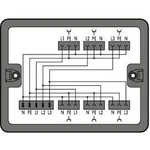 Rozvodný box WAGO 25 A, 400 V, černá, 1 ks
