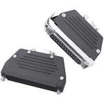 D-SUB pouzdro encitech ED-DS15S-K 2801-0101-02, pólů 15, plast, černá, 1 ks