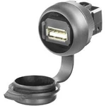 USB zásuvka vestavná Weidmüller IE-FCM-USB-A (1018840000), IP65, Typ A, černá USB zásuvka vestavná Weidmüller IE-FCM-USB-A (1018840000), IP65, Typ A, černá