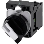 Kloubový spínač Siemens 3SU1100-2BF60-1BA0, 1 x 90 °, černá, bílá, 1 ks