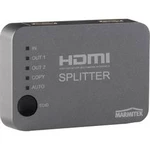 HDMI rozbočovač Marmitek Split 312 08255, 2 porty, stříbrná