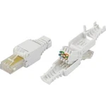 RJ45 konektor TRU COMPONENTS 93014c935 - zástrčka, rovná RJ45 přírodní, 1 ks