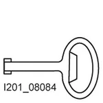 Dvouzubý klíč Siemens 8GD9290, DOPPELBARTSCHLUESSEL PRO3MM KOLÍK