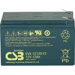 Olověný akumulátor CSB Battery EVX 12120 EVX12120F2, 12 Ah, 12 V