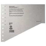 Leitz dělicí list 16510085 DIN A4 rozstupňovaný na 200 g kartonu, šedá