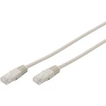 Síťový kabel RJ45 Digitus DK-1511-150, CAT 5e, U/UTP, 15.00 m, šedá