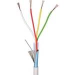 Alarmový kabel LiYY ELAN 70I138, 4 x 0.22 mm², bílá, 10 m