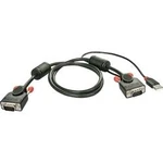KVM kabel LINDY 33772, 3.00 m, černá
