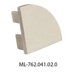 Koncovka McLED pro RS bez otvoru stříbrná barva ML-762.041.02.0