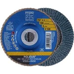Vějířovitý brusný kotouč PFERD PFC 100 Z 120 PSF STEELOX/16,0 67769100, Ø 100 mm/