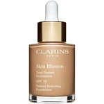 Clarins Skin Illusion Natural Hydrating Foundation rozjasňující hydratační make-up SPF 15 odstín 111N Auburn 30 ml