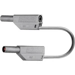 Měřicí kabel banánek 4 mm ⇔ banánek 4 mm MultiContact SLK425-E, 0,75 m, šedá Měřicí kabel banánek 4 mm ⇔ banánek 4 mm MultiContact SLK425-E, 0,75 m, šedá