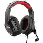 Headset Trust GXT 448 Nixxo Illuminated (24030) čierna slúchadlá cez hlavu • frekvencia 20 Hz až 20 kHz • citlivosť 112 dB • impedancia 25 ohmov • 3,5