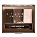 BOURJOIS Paris Brow Palette 4,5 g set a paletka na obočie pre ženy Brunette