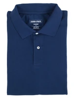 John & Paul Perleťové polo John & Paul - navy - 05 - Superchlap (XL)