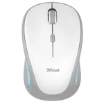 Myš Trust Yvi FX Wireless (22335) biela bezdrôtová myš • optický senzor • rozlíšenie 800 – 1 600 DPI • 4 tlačidlá • posuvné koliesko • ergonomický tva
