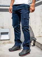 Pantaloni cargo bluemarin cu curea Bolf 1672