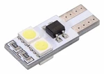 COMPASS Autožárovka 12V W2,1x9,2d 4LED SMD s rezistorem