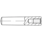 TOOLCRAFT  144759 kužeľový kolík (Ø x d) 20 mm x 60 mm  ocel  1 ks