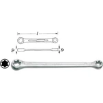Hazet  609-E6XE8 obojstranný očkový kľúč  5.74 - 7.52 mm