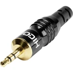 Hicon HI-J35S02 jack konektor 3.5 mm zástrčka, rovná Pólov: 3 stereo čierna 1 ks