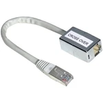 Hama RJ45 (krížený) sieťový adaptér CAT 5 [1x RJ45 zástrčka - 1x RJ45 zásvuka] 10.00 cm sivá