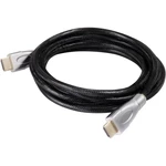club3D HDMI prepojovací kábel #####HDMI-A Stecker, #####HDMI-A Stecker 1.00 m čierna, strieborná CAC-1311 fóliové tienen