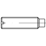 TOOLCRAFT  TO-5434989 závitový kolík M3 8 mm   100 ks