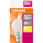 OSRAM 4058075114920 LED  En.trieda 2021 E (A - G) B22d klasická žiarovka 6.5 W teplá biela (Ø x d) 60.0 mm x 104.0 mm  1
