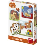 Dino Zvířátka 3 - 5 baby puzzle set