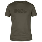 Tričko Fjällräven Logo T-shirt - Dark Olive Velikost: L