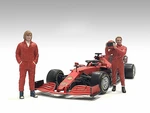"Racing Legends" 70s Figures A and B Set of 2 for 1/18 Scale Models by American Diorama